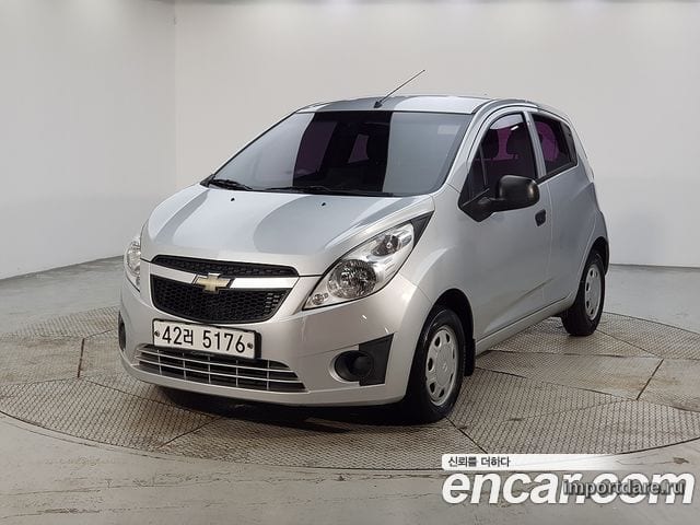 CHEVROLET SPARK 2012 — 62 000 км, серебристый, Корея — под ключ — фото 1