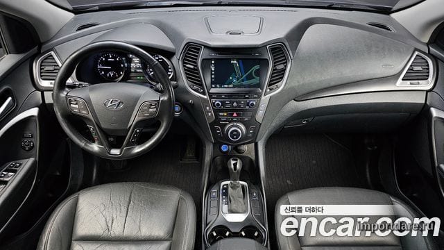 HYUNDAI SANTA FE 2016 — 172 012 км, синий, Корея — под ключ — фото 7