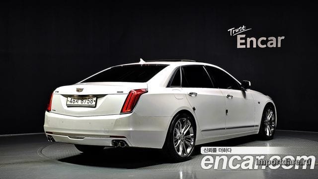 CADILLAC CT6 2017 — 56 115 км, чёрный, Корея — под ключ — фото 2