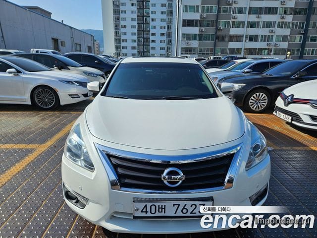 NISSAN ALTIMA 2014 — 145 296 км, белый, Корея — под ключ — фото 1