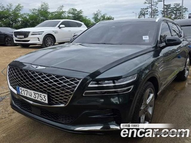 GENESIS GV80 2022 — 169 370 км, тёмно-зелёный, Корея — под ключ — фото 1