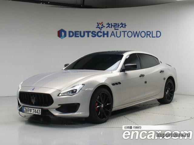 MASERATI QUATTROPORTE 2015 — 122 453 км, серый, Корея — под ключ — фото 2
