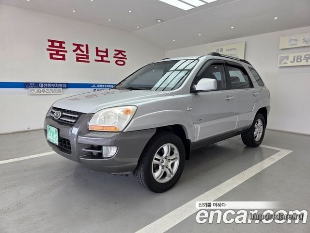 KIA NEW SPORTAGE 2006 — 156 141 км, серебристо-серый, Корея — под ключ — фото 1