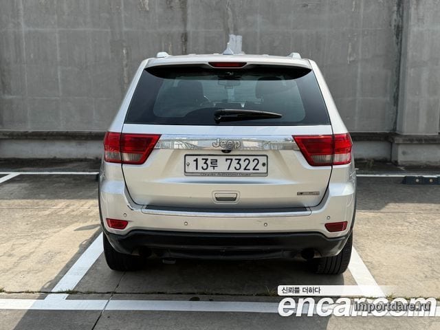 JEEP GRAND CHEROKEE 2012 — 271 622 км, серебристо-серый, Корея — под ключ — фото 5