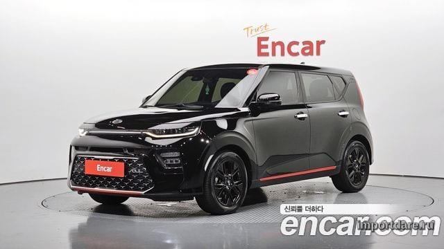 KIA SOUL BOOSTER 2019 — 111 427 км, чёрный, Корея — под ключ — фото 1