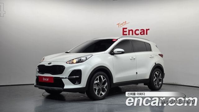 KIA SPORTAGE THE BOLD 2019 — 97 290 км, белый, Корея — под ключ — фото 1