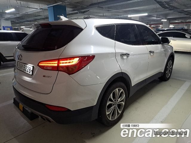 HYUNDAI SANTA FE 2015 — 140 240 км, белый, Корея — под ключ — фото 4