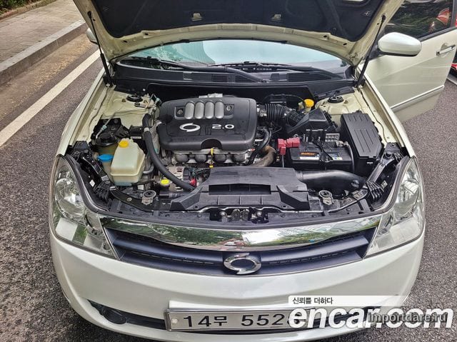 RENAULT KOREA SM5 NEW IMPRESSION 2009 — 76 880 км, белый-перламутр, Корея — под ключ — фото 6