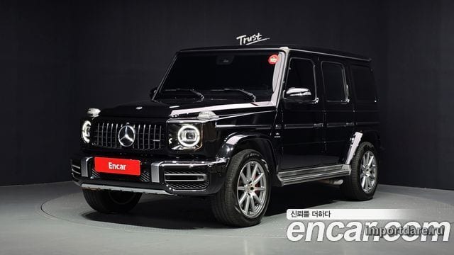 MERCEDES-BENZ G-CLASS W463B 2021 — 96 306 км, чёрный, Корея — под ключ — фото 1