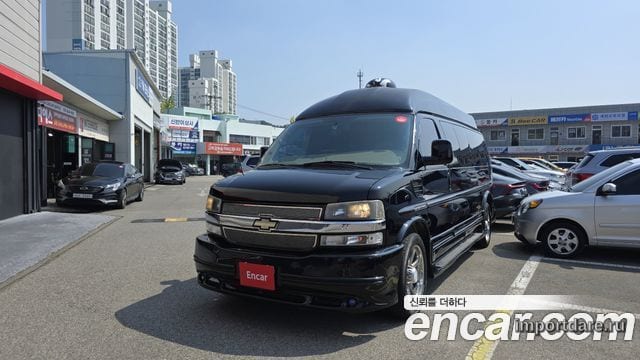 CHEVROLET EXPRESS VAN 2014 — 170 784 км, чёрный, Корея — под ключ — фото 2