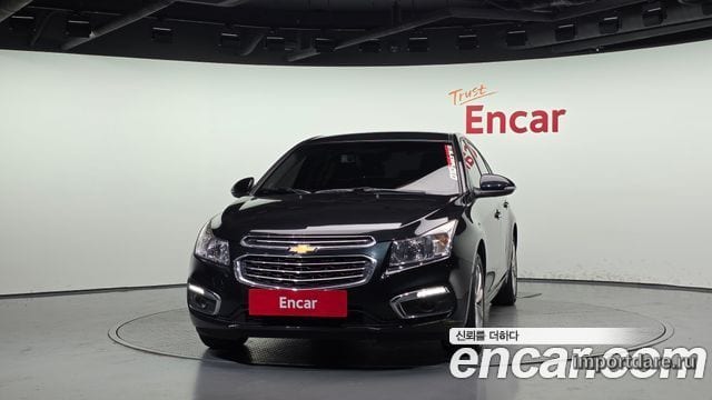 CHEVROLET AMAZING NEW CRUZE 2015 — 125 939 км, чёрный, Корея — под ключ — фото 3