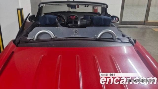 Peugeot 206CC интерьер