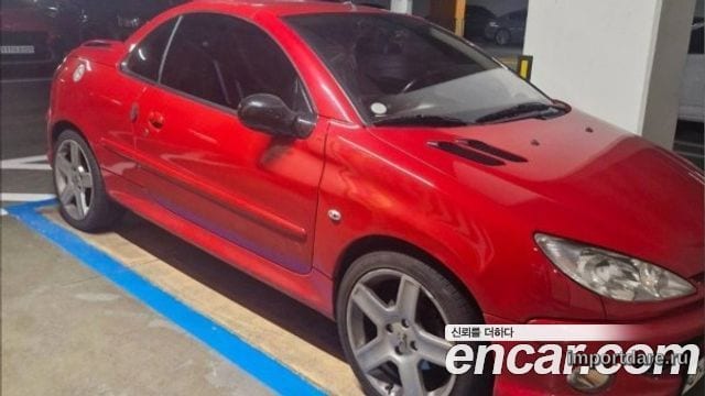 Peugeot 206CC сзади