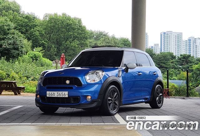 MINI COOPER COUNTRYMAN 2014 — 194 800 км, синий, Корея — под ключ — фото 1