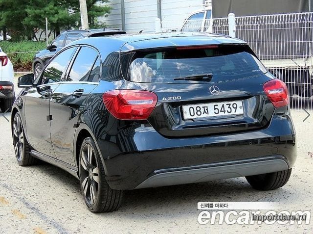 MERCEDES-BENZ A-CLASS W176 2018 — 125 557 км, чёрный, Корея — под ключ — фото 3