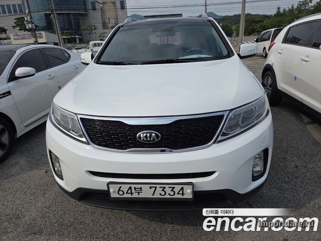 KIA SORENTO R 2014 — 153 760 км, белый, Корея — под ключ — фото 1