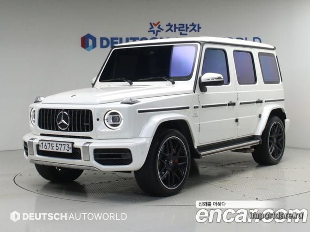 MERCEDES-BENZ G-CLASS W463B 2019 — 48 102 км, белый, Корея — под ключ — фото 1