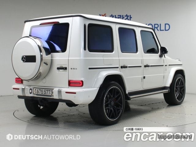 MERCEDES-BENZ G-CLASS W463B 2019 — 48 102 км, белый, Корея — под ключ — фото 2