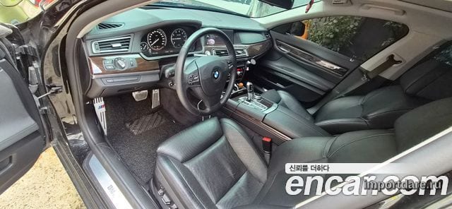 BMW 7 SERIES 2010 — 132 000 км, чёрный, Корея — под ключ — фото 5