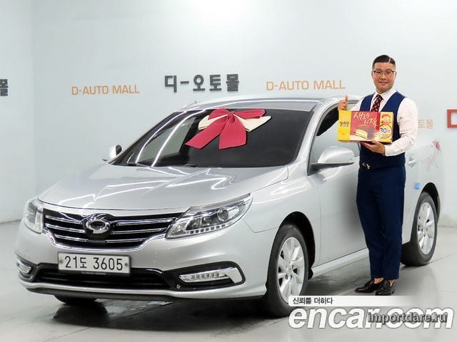 RENAULT KOREA SM5 NOVA 2017 — 47 863 км, серебристый, Корея — под ключ — фото 1