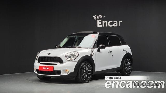 MINI COOPER S COUNTRYMAN 2011 — 145 827 км, белый, Корея — под ключ — фото 1