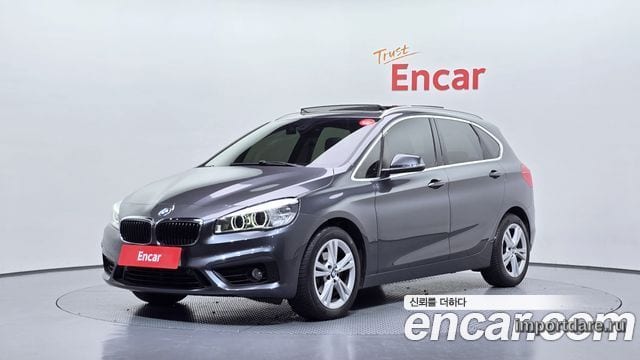 BMW 2 SERIES ACTIVE TOURER 2017 — 91 519 км, серый, Корея — под ключ — фото 1