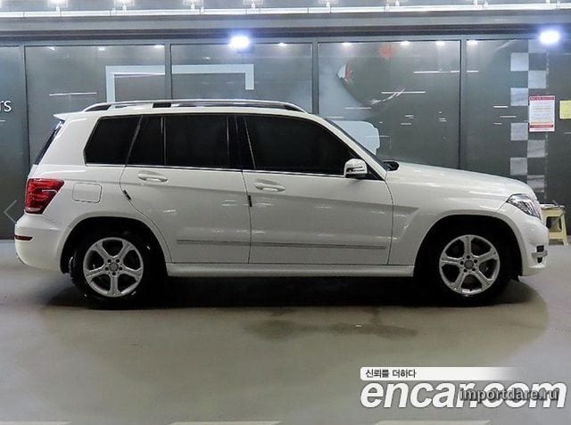 MERCEDES-BENZ GLK-CLASS X204 2013 — 154 778 км, белый, Корея — под ключ — фото 3
