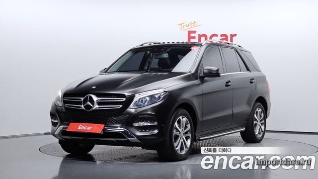MERCEDES-BENZ GLE-CLASS W166 2016 — 130 730 км, чёрный, Корея — под ключ — фото 1