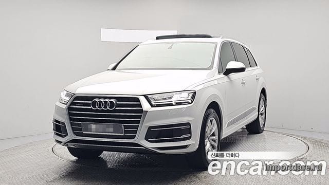 AUDI Q7 2019 — 96 213 км, белый, Корея — под ключ — фото 1