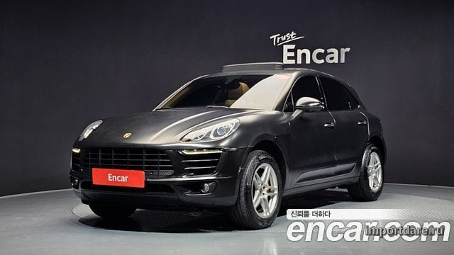 PORSCHE MACAN 2015 — 194 180 км, чёрный, Корея — под ключ — фото 1