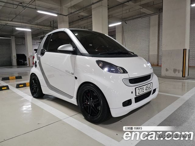 SMART FORTWO CABRIO 2010 — 216 200 км, белый, Корея — под ключ — фото 1