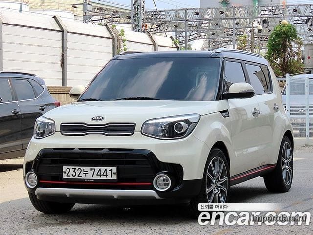 KIA SOUL 2017 — 113 794 км, белый-перламутр, Корея — под ключ — фото 1
