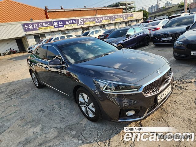 KIA K7 HYBRID 2017 — 184 630 км, серый, Корея — под ключ — фото 3