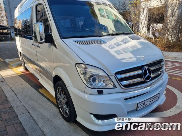 MERCEDES-BENZ SPRINTER 2013 — 97 189 км, белый, Корея — под ключ — фото 1