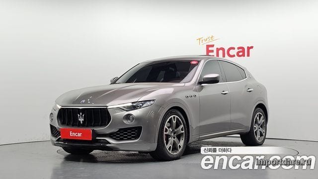 MASERATI LEVANTE 2017 — 128 793 км, серебристо-серый, Корея — под ключ — фото 1