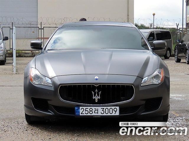 MASERATI QUATTROPORTE 2016 — 83 815 км, серый, Корея — под ключ — фото 1