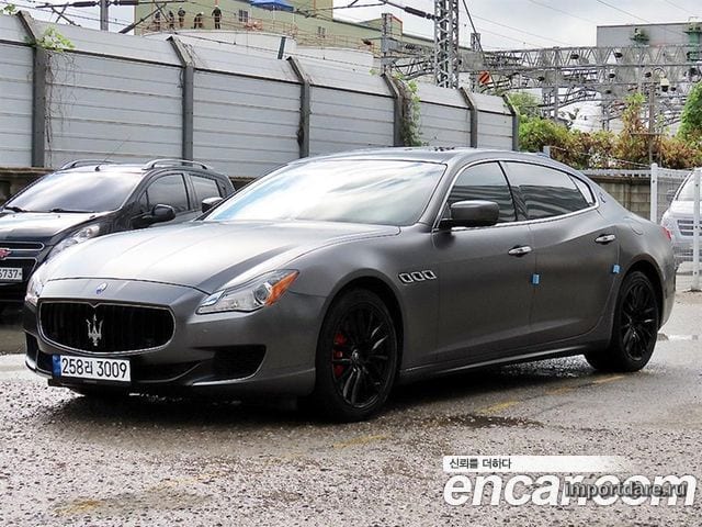 MASERATI QUATTROPORTE 2016 — 83 815 км, серый, Корея — под ключ — фото 2