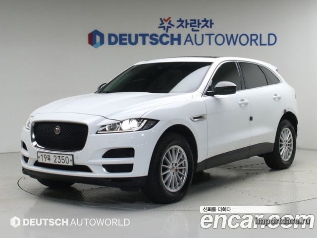 JAGUAR F-PACE 2018 — 90 720 км, белый, Корея — под ключ — фото 1