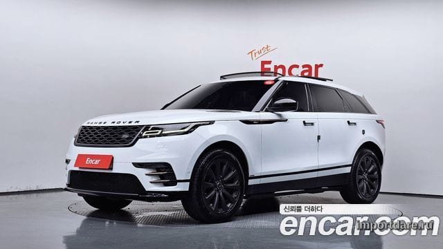 LAND ROVER RANGE ROVER VELAR 2018 — 126 841 км, белый, Корея — под ключ — фото 1