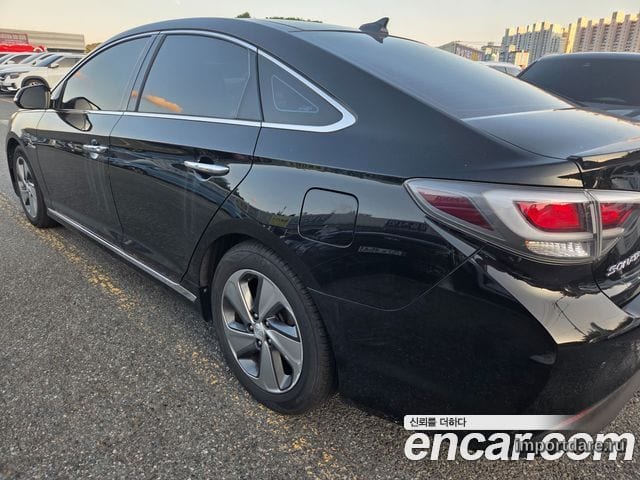HYUNDAI SONATA HYBRID 2015 — 223 768 км, чёрный, Корея — под ключ — фото 5