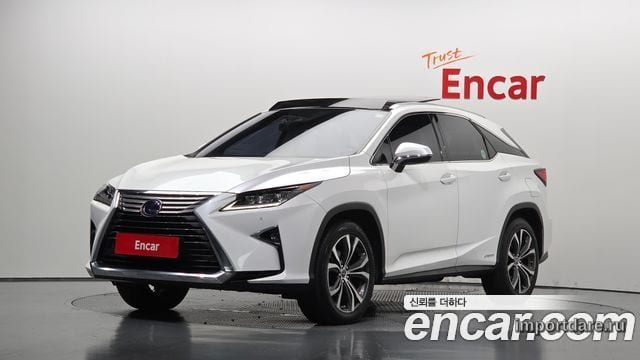 LEXUS RX450H 2019 — 92 503 км, белый, Корея — под ключ — фото 1