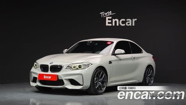 BMW M2 2017 — 122 259 км, белый-перламутр, Корея — под ключ — фото 1