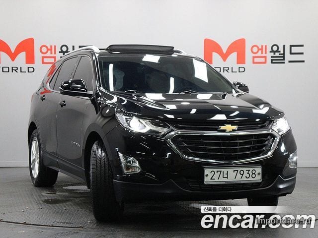 CHEVROLET EQUINOX 2018 — 100 400 км, чёрный, Корея — под ключ — фото 2