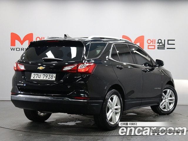CHEVROLET EQUINOX 2018 — 100 400 км, чёрный, Корея — под ключ — фото 3