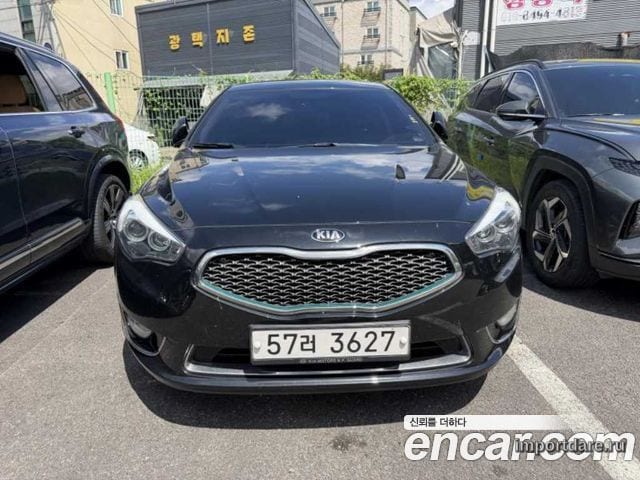 KIA K7 HYBRID 2014 — 188 931 км, чёрный, Корея — под ключ — фото 1