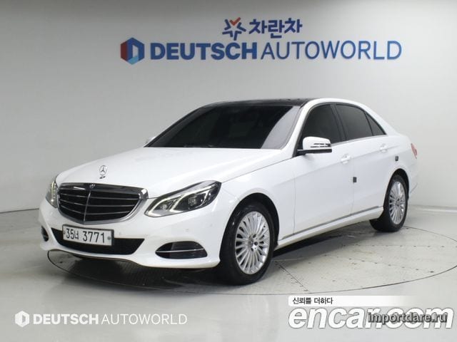 MERCEDES-BENZ E-CLASS W212 2014 — 210 957 км, белый, Корея — под ключ — фото 1