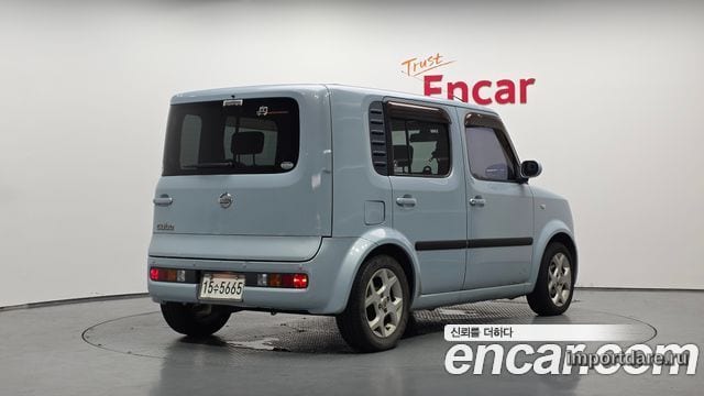 NISSAN CUBE 2003 — 205 287 км, голубой, Корея — под ключ — фото 2