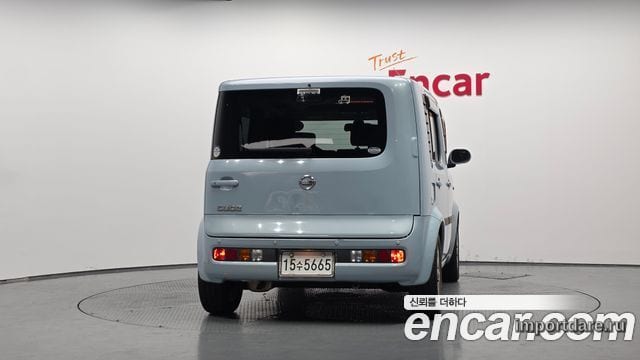 NISSAN CUBE 2003 — 205 287 км, голубой, Корея — под ключ — фото 4