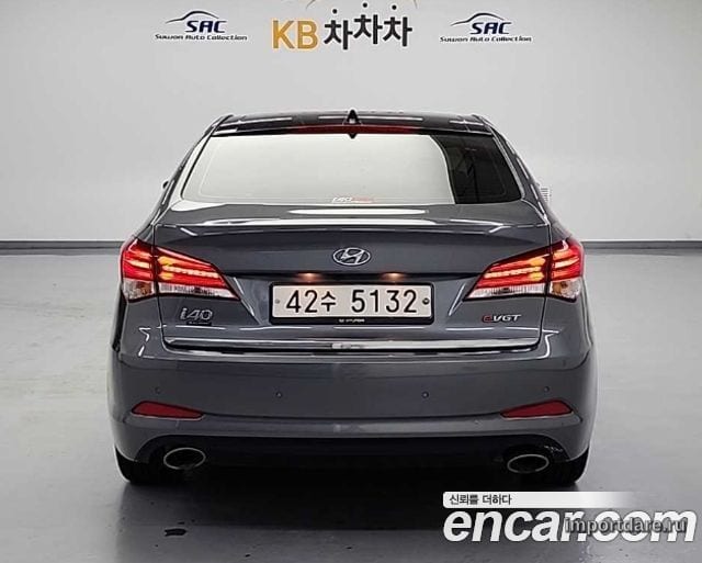 HYUNDAI I40 SALOON 2016 — 181 906 км, серый, Корея — под ключ — фото 3