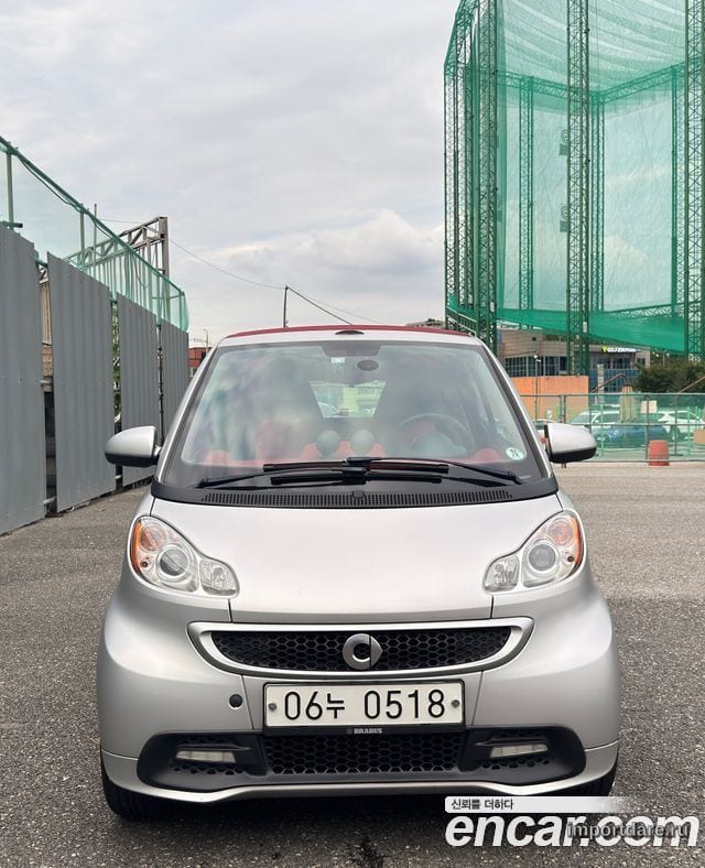 SMART FORTWO CABRIO 2013 — 89 200 км, серебристый, Корея — под ключ — фото 3